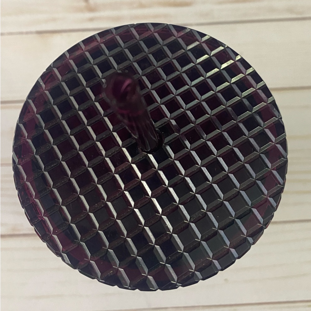 Starbucks Studded Plum Purple Grid Disco Holiday Cold Cup Tumbler 24oz - Picture 3 of 8